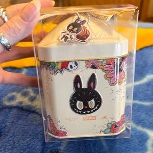 Godiva x Pop Mart Cream Decorative Tin